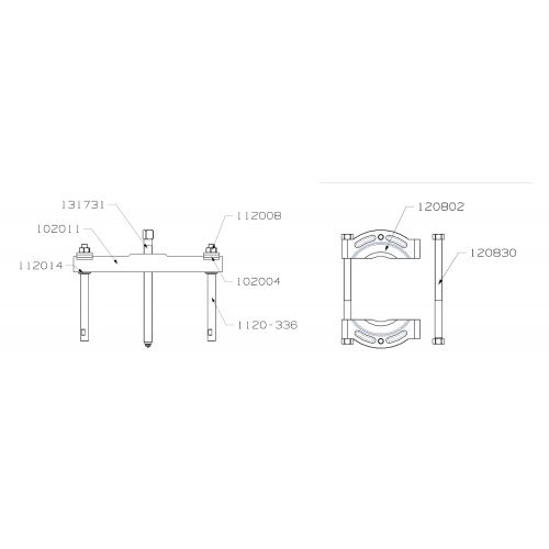 EXTRACTOR FORZA PUENTE Y GUILLOTINA SERIE 1100S-1200